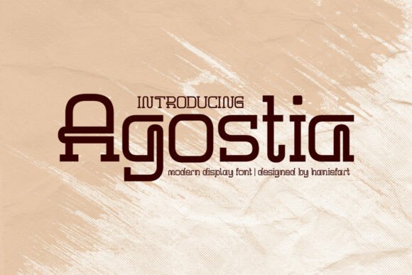 Agostia: The Font That Elevates Your Brand