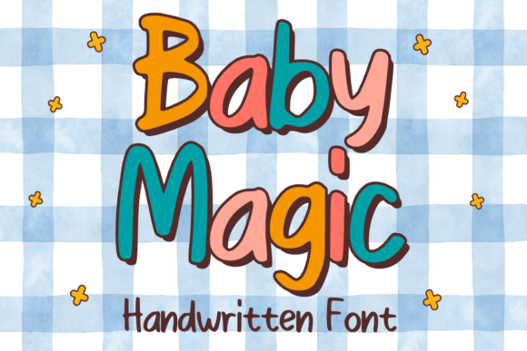 Baby Magic Font: A Playful Display Typeface for Small Business Branding