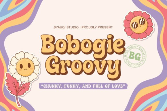 Bobogie Groovy: A Bold Typographic Statement for Editorial Design