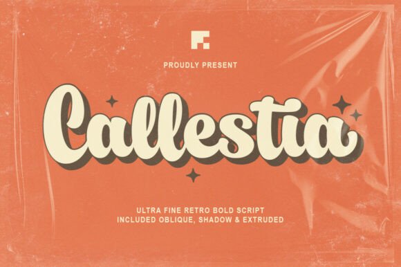 Callestia: A Bold Script Font for Editorial Design