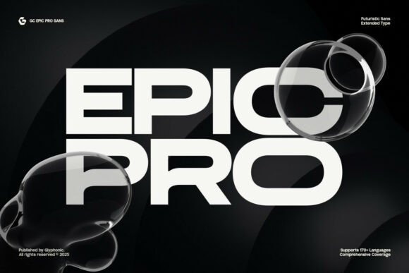 Gc Epicpro: A Bold Font for Digital Design