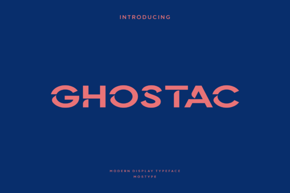 Ghostac: A Display Font That Builds Your Brand Identity