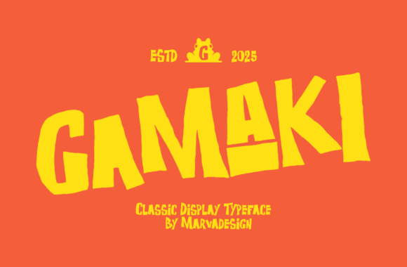 Introducing Gamaki: A Playful Display Typeface for Creative Branding