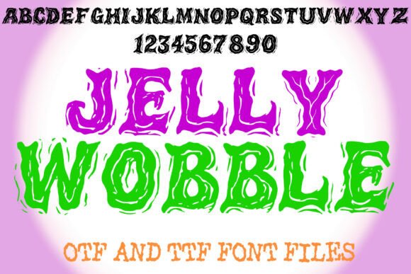 Jelly Wobble: A Display Font That Demands Attention