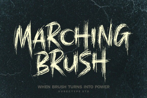 Marching Brush: The Font That Elevates Your Brand