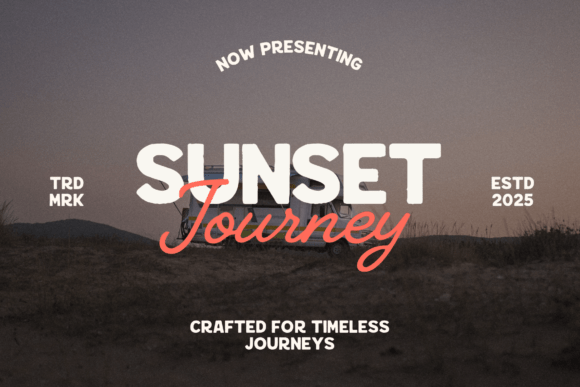 Mastering Editorial Design with Sunset Journey Duo