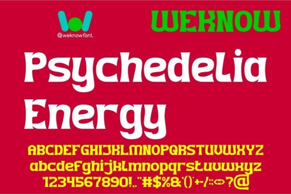 Psychedelia Energy: A Font That Brings the ’70s to Life