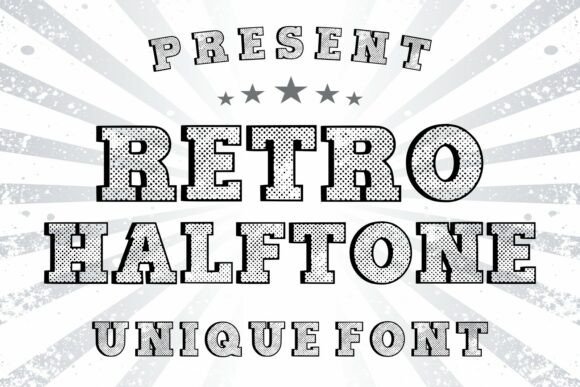 Retro Halftone: A Font That Elevates Digital Design