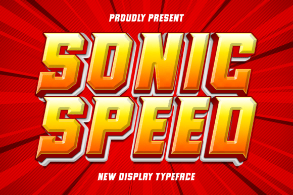 Sonic Speed: A Font That Adds Energy to Digital Design