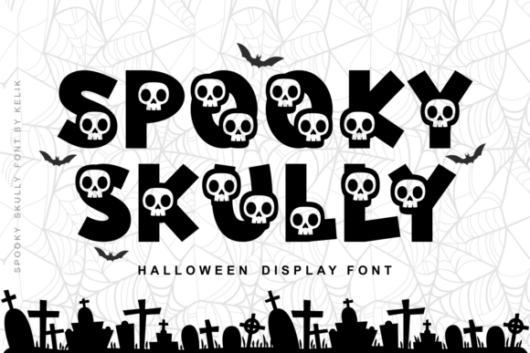 Spooky Skully Font for Halloween Branding