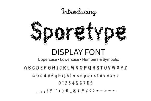 Sporetype: A Font That Breathes Life Into Your Creations