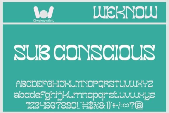 Sub Conscious: A Font for Crafters Who Want to Stand Out