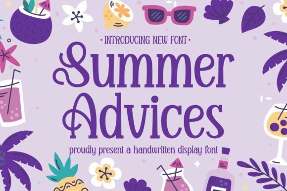Summer Advices: A Display Font for Warm, Engaging Web Design