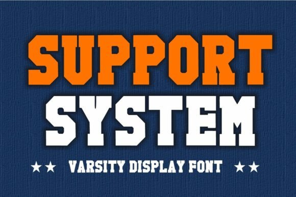 Support System: A Font That Speaks to the Heart of Your Craft